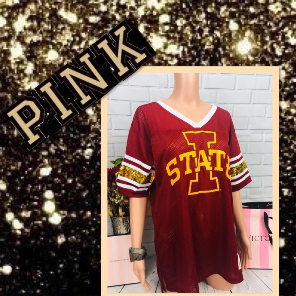 Victoria Secret Pink Cyclones Bling Shirt